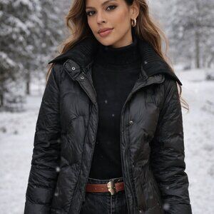 KOOKAÏ Knit collar goose down Jacket